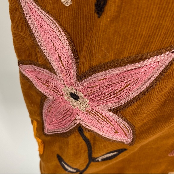 Talisman Woodstock Embroidered Corduroy Coat SZ M NEW - Picture 10 of 13